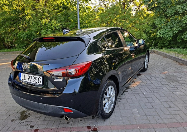 Mazda 3 cena 44900 przebieg: 205000, rok produkcji 2015 z Lublin małe 92